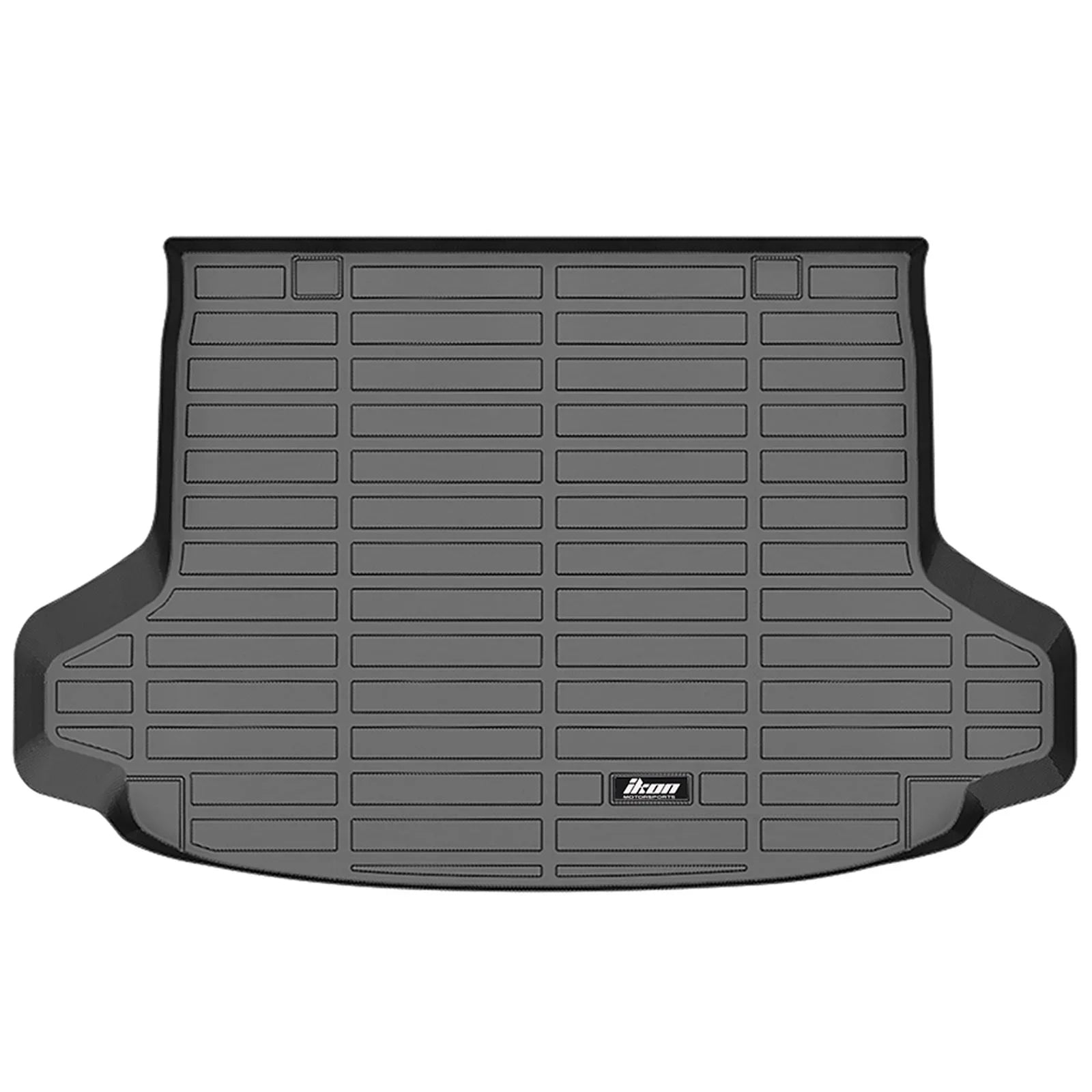 Ikon Motorsports Floor Mats & Trunk Mat Compatible With 2023-2024 Honda HR-V, Black 3D Molded Carpets Liner 1st 2nd Row Front Rear Boot Tray Cover Protection Cargo Pad TPE All Weather Protector