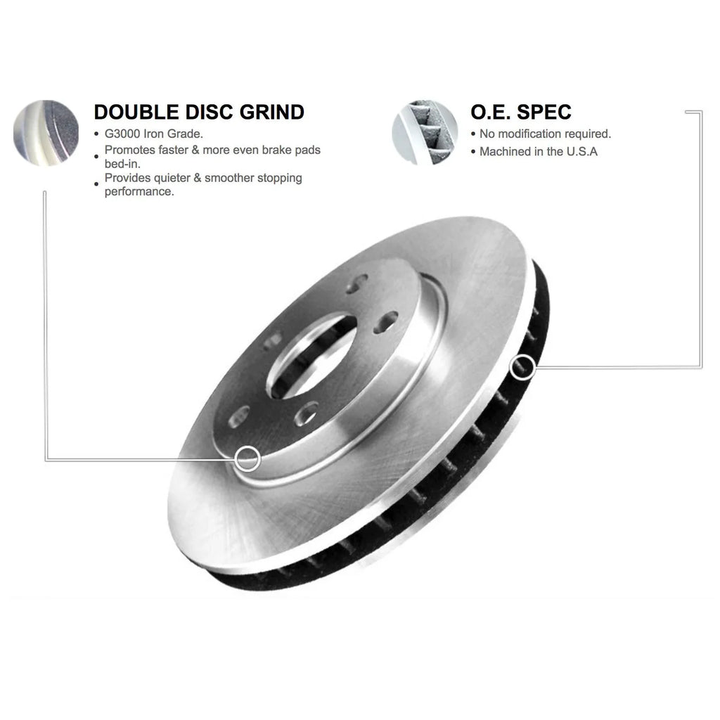 R1 Concepts Wfuh1 27199 R1 Concepts Brake Rotor Blank With Optimum Oe Pads & Fits select: 2003-2007 VOLVO XC70, 2004-2009 VOLVO S60 2.5T