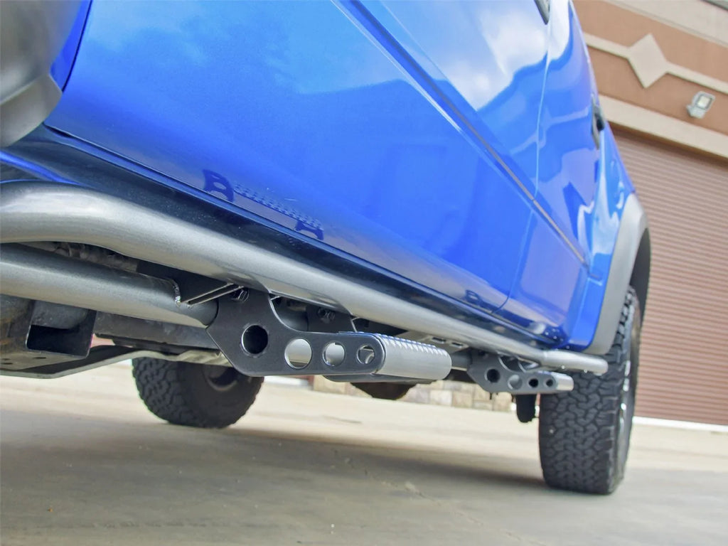 N-Fab by RealTruck Rkr Rails | Textured Black | T074Rkrqc | Compatible with 2007-2021 Toyota Tundra Double Cab All Beds, SRW Gas