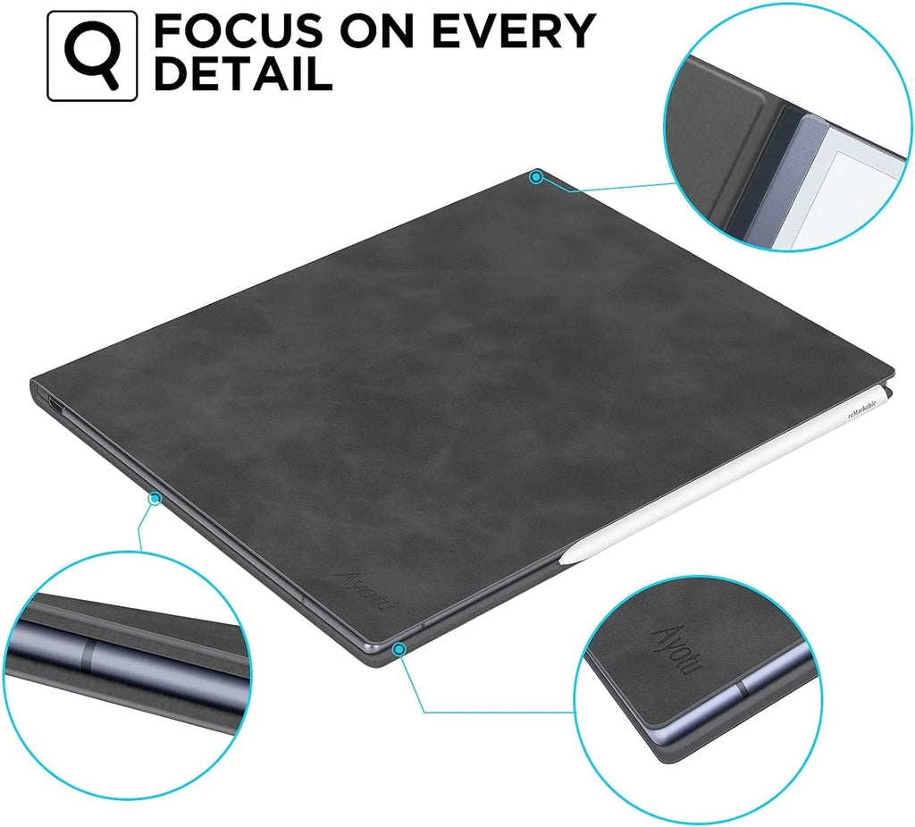 Ayotu Case for Remarkable 2 Paper Tablet 10.3" 2020 Released, Book Folio Design with Bulit-in Magnet, Premuin PU