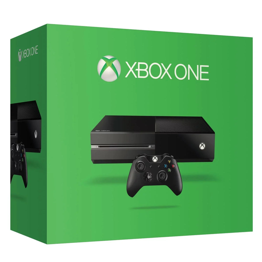 Pre-Owned  Xbox One Original 500GB Gaming Console Black Headset 2 Controller Included With Mortal Kombat X Game BOLT AXTION Bundle (Refurbished: Like New)