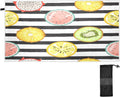 Bestwell Tropical Fruit Slice Beach Towel Oversized Towel Blanket, Thin Lightweight Microfiber Sand Free Quick Dry Towel, 30”X60” Multipurpose Pool Bath Yoga Swim Shower Towel