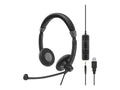 EPOS SC 75 USB MS - Culture Plus Mobile - headset - on-ear - wired - black