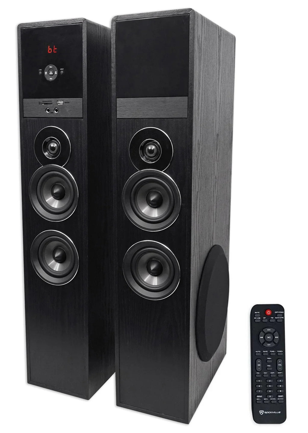 Audio Technica ATW-3212/C710DE2 Wireless Handheld Mic+Tower Home Theater Speaker