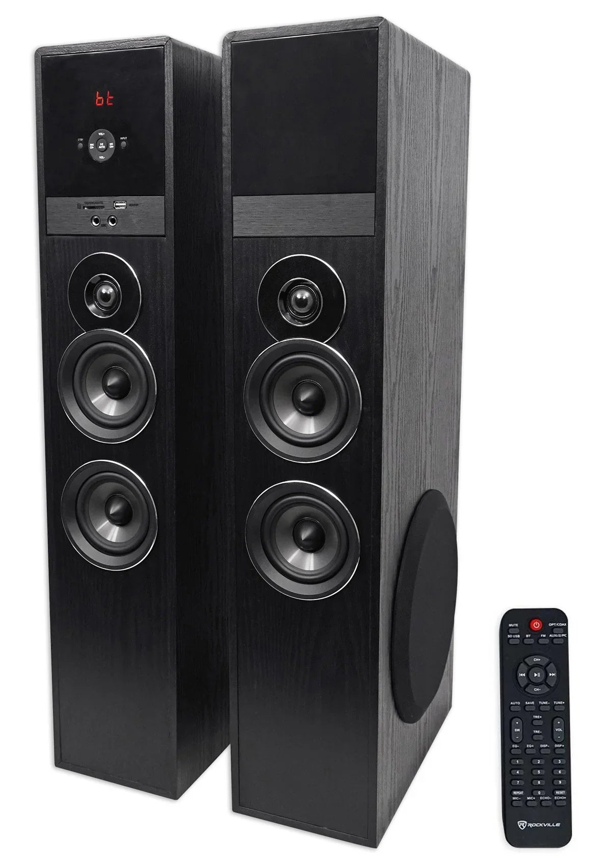 Audio Technica ATW-3212/C710DE2 Wireless Handheld Mic+Tower Home Theater Speaker