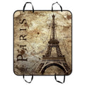 GCKG Paris Eiffel Tower Pet Car Seat Cover Dog Car Seat Mat Hammock Cargo Mat Trunk Mat For Cars Trucks and SUV 54x60 inches