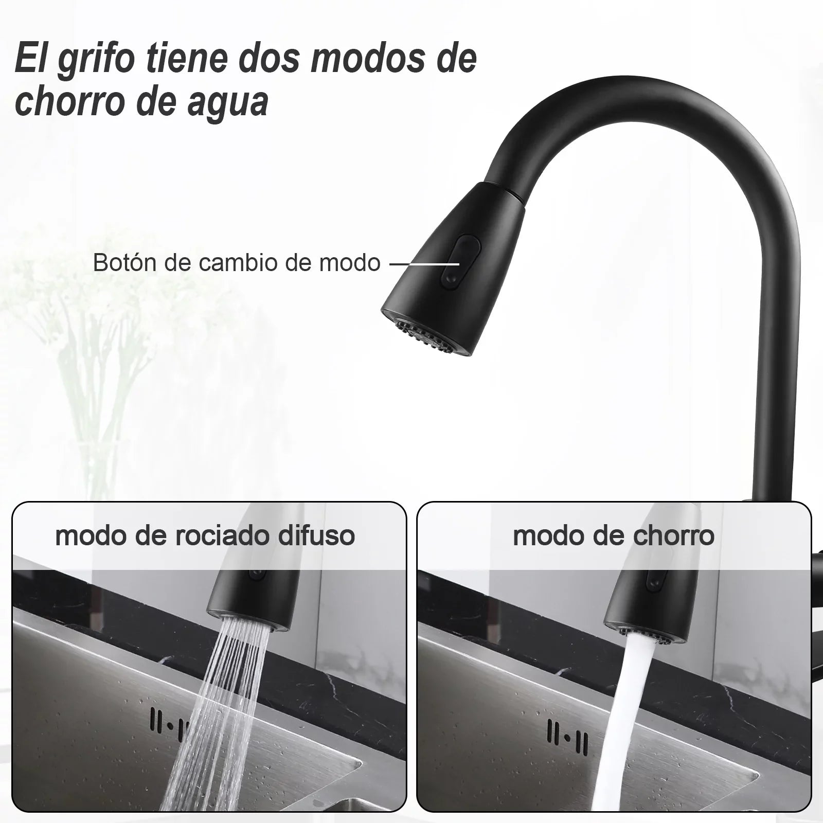 Kitchen Faucet with Pull Down Sprayer, High Arc Single Handle Kitchen Sink Faucet with Deck PLatitudee, Commercial Modern Stainless Steel Kitchen Faucets for Kitchen, RV, Bar, Silver