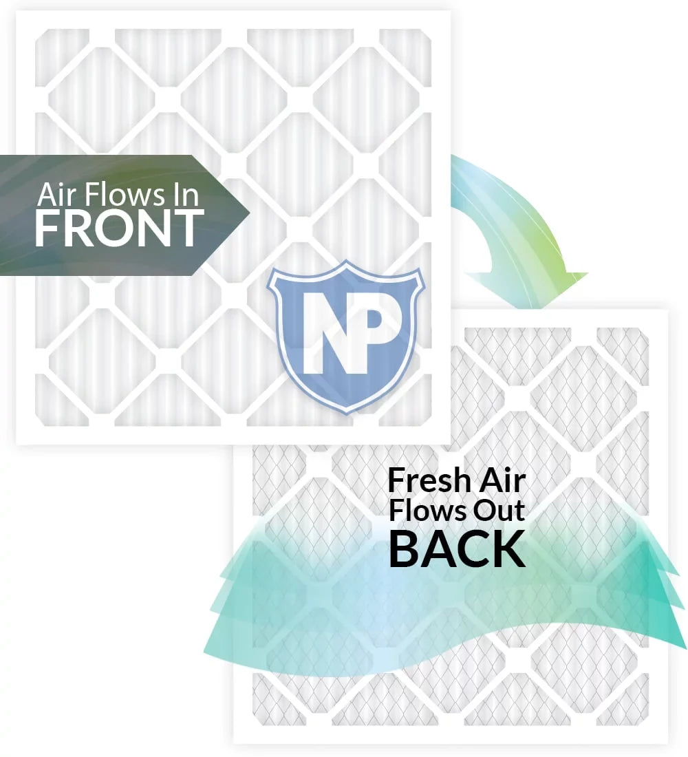 Nordic Pure 18x24x2 Pleated MERV 14 Air Filters 12 Pack