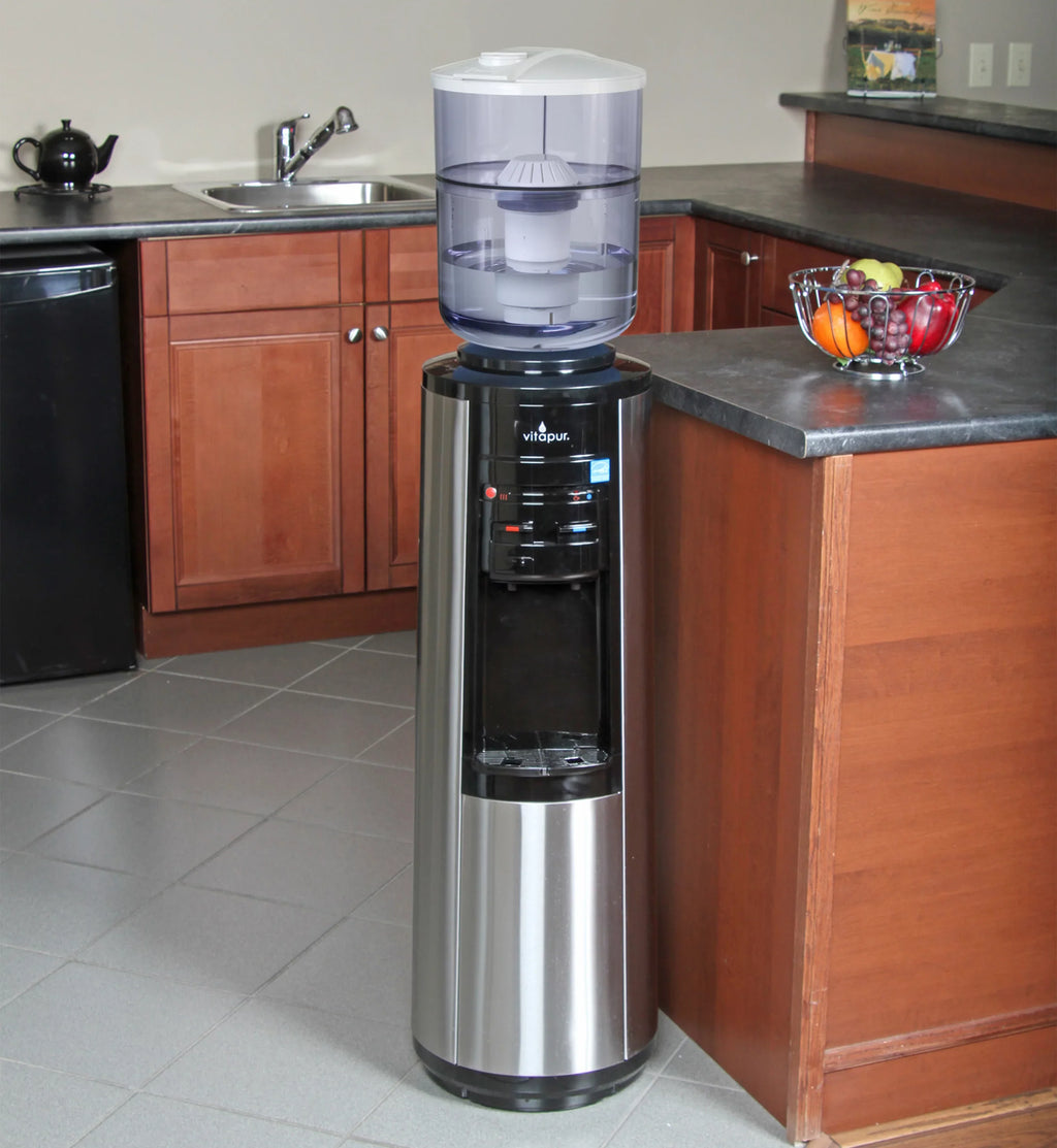 Vitapur Top Load Water Dispenser (Hot, Room and Cold) Stainless Steel