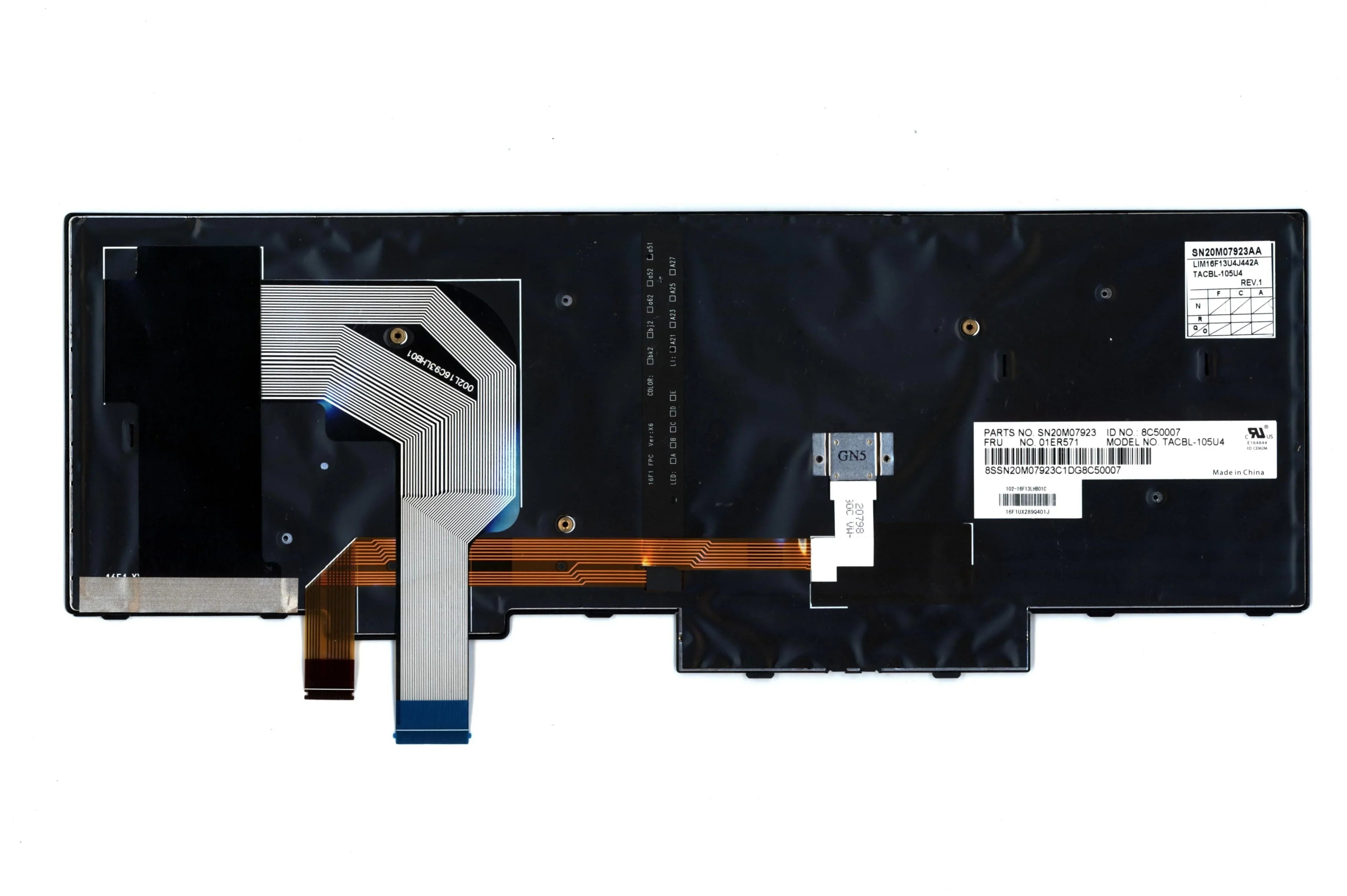 New Genuine  ThinkPad T570 P51s Backlit Keyboard SN20M07923 01ER571