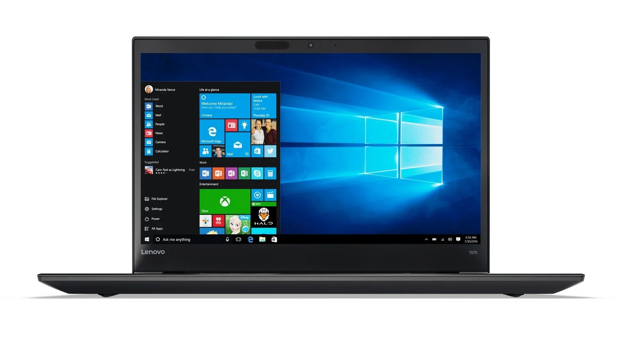ThinkPad T570 15.6-Inch FHD Laptop (Intel Core i5, 12GB RAM, 256GB, Windows 10 Pro) - 20HAS23200