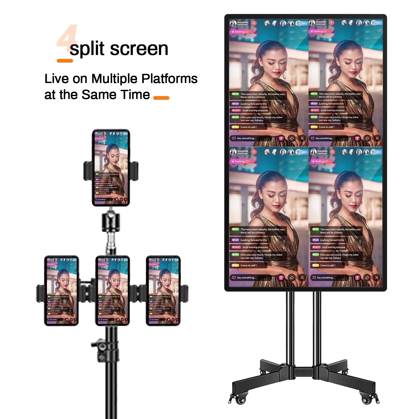 Smart Board, 43 Inch JYXOIHUB Interactive Whiteboard, Electronic Whiteboard, Screen Mirroring from Android and iOS for Live Streaming, for Advertising Display and Classroom (Wall Mount inclued)