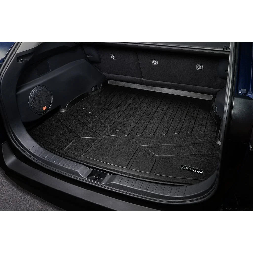 SMARTLINER All Weather Custom Fit Cargo Liner Trunk Floor Mat Black Compatible With 2019-2023 Toyota RAV4 - All Models