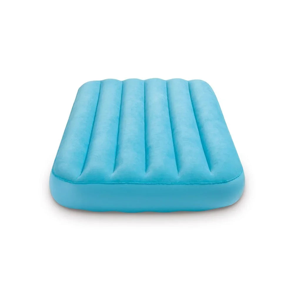Intex Cozy Kidz Bright & Fun-Colored InfLatitudeable Air Bed w/ Carry Bag (2 Pack)