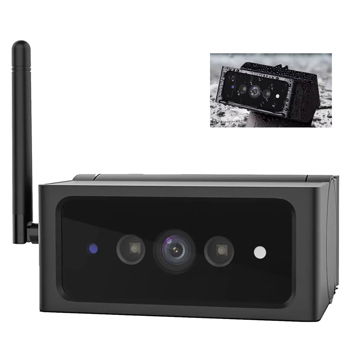 AUTO-VOX 1080P RV Backup Camera Wireless for Solar4 Only,No Wires InstalLatitudeion Rear View Camara , IR Night Vision Back up Camera for Car/Truck