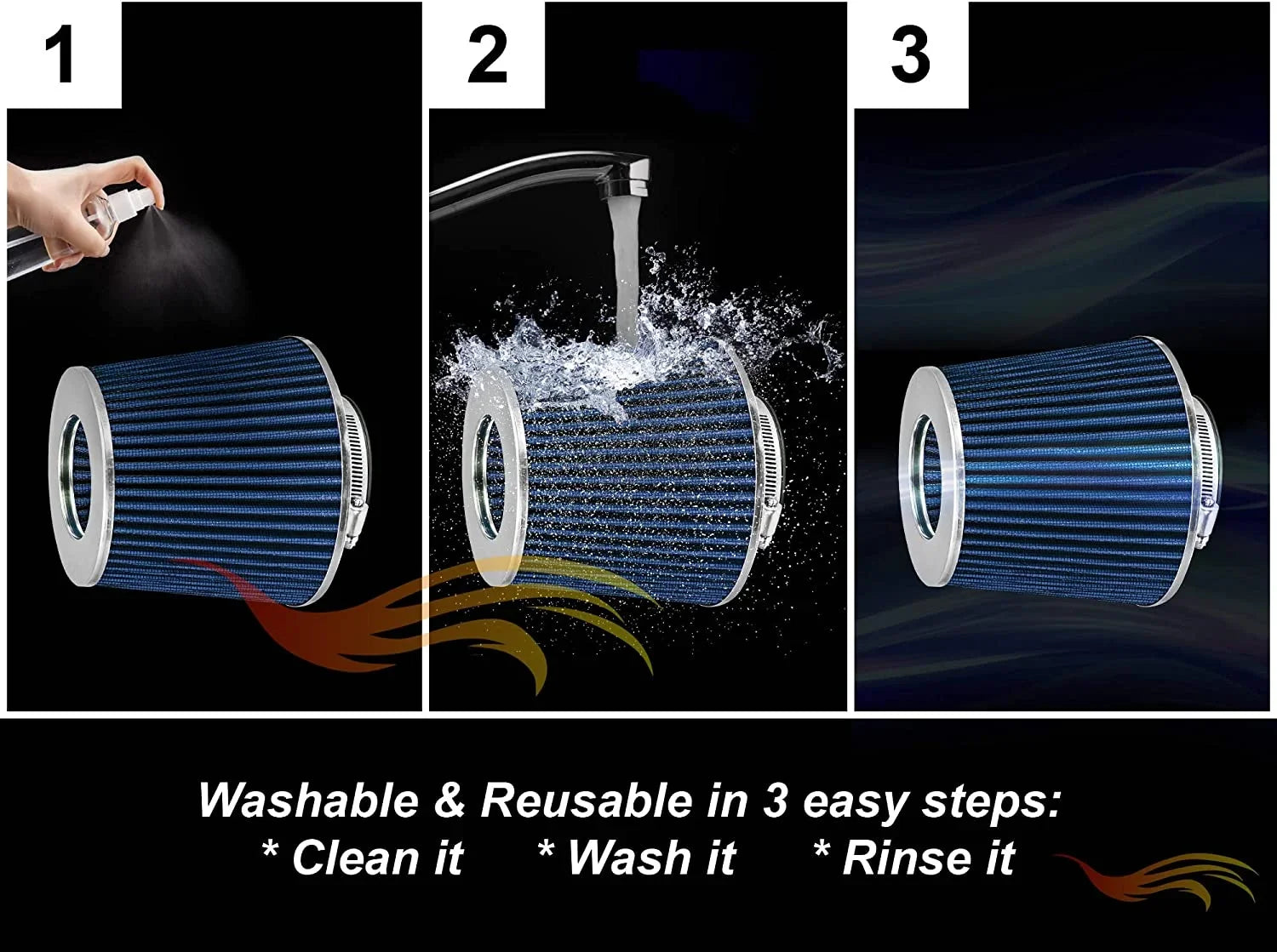 Rtunes Racing Short Ram Air Intake Kit + Filter Combo BLUE Compatible For 12-15 Kia Rio / 11-13 Hyundai Accent 1.6L / 12-13 Hyundai Veloster Gdi 1.6L Engine / 11-13 Hyundai Elantra 1.8L â€¦