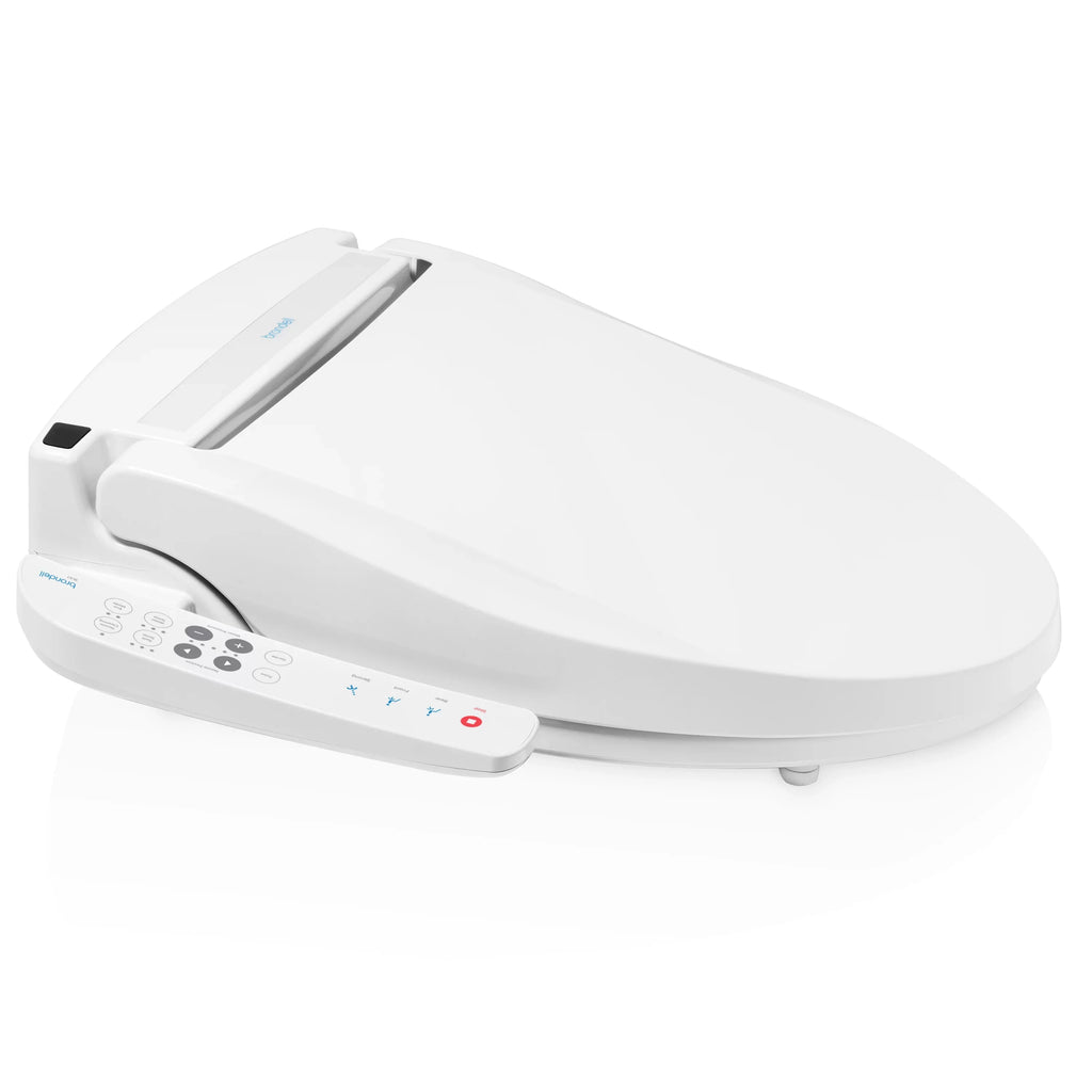 Brondell Swash Select BL67 Sidearm Bidet Seat, Round White