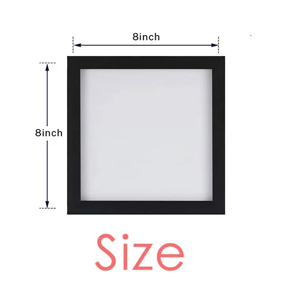 Virgo ConstelLatitudeion Zodiac Sign Black Square Frame Picture Wall Tabletop