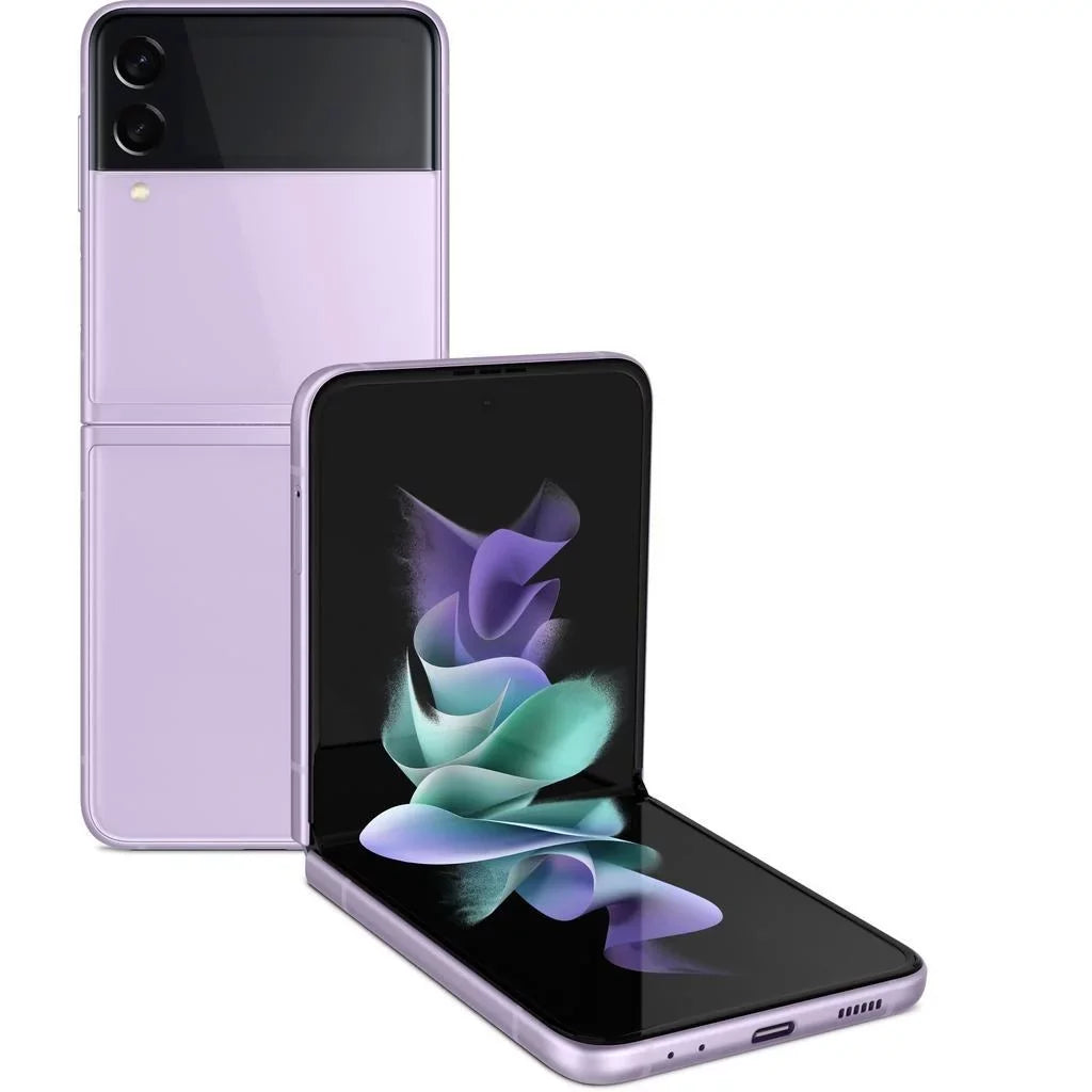 Restored  Galaxy Z Flip3 5G F711U (Fully Unlocked) 128GB Lavender (Refurbished)