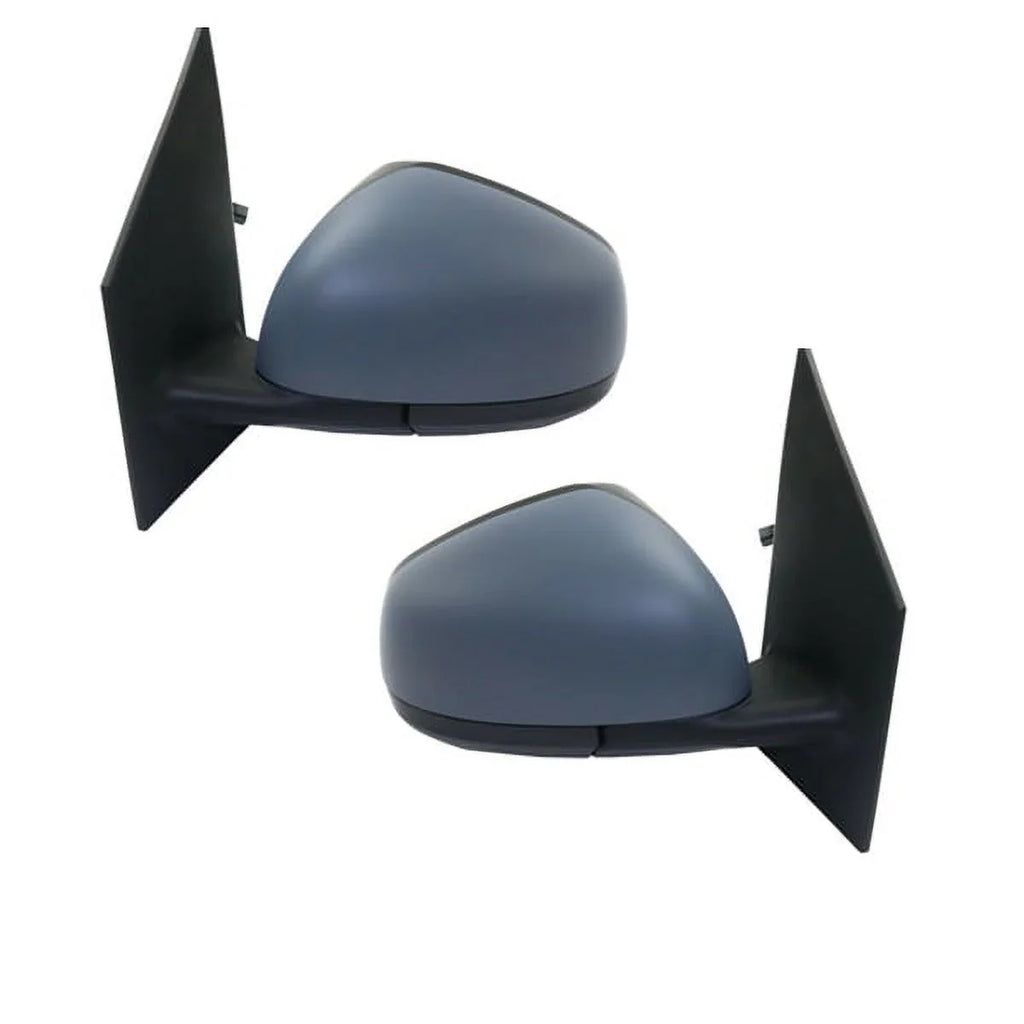 For 16-18 Smart Fortwo Rear View Mirror Assembly Power Heated Paintable Set Pair