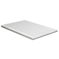 Bowery Hill Transitional Fabric 2" King Bunkie Board in White
