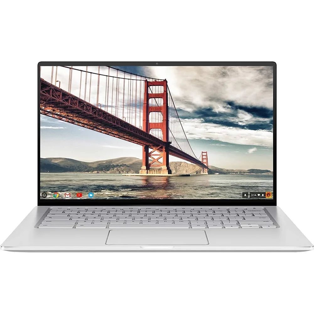 ASUS Chromebook Flip C434 2-In-1 Laptop, 14" Full HD Touchdisplay 4-Way NanoEdge, Intel Core M3-8100Y Processor, 4GB RAM, 64GB eMMC Storage, All-Metal Body, Backlit KB, Chrome OS, Silver - (Open Box)
