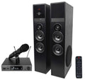 Audio Technica ATW-3212/C710DE2 Wireless Handheld Mic+Tower Home Theater Speaker