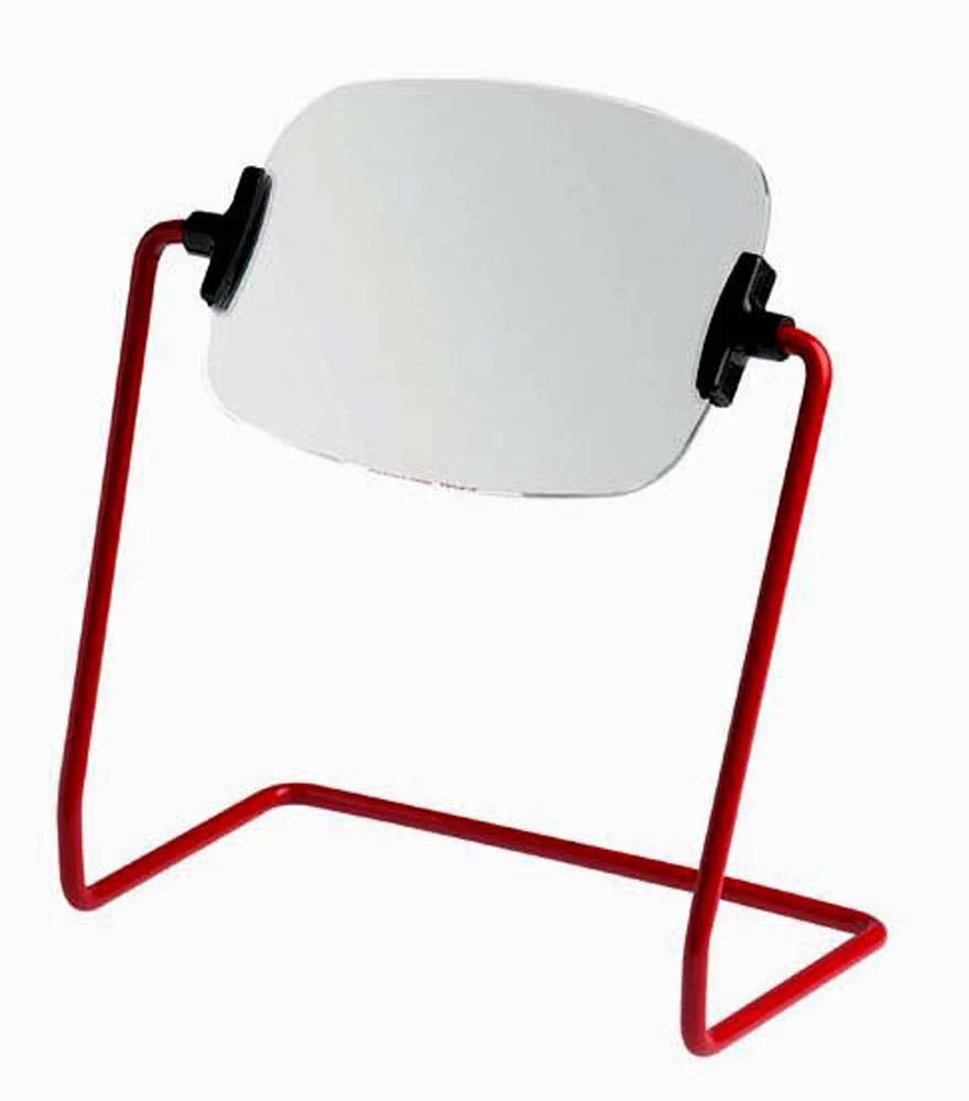 MAXIMIZE Hands-Free Magnifier | 5" x 4" Glass Lens | 1.5x Magnification | Sturdy Wire Stand | Multifunctional Use