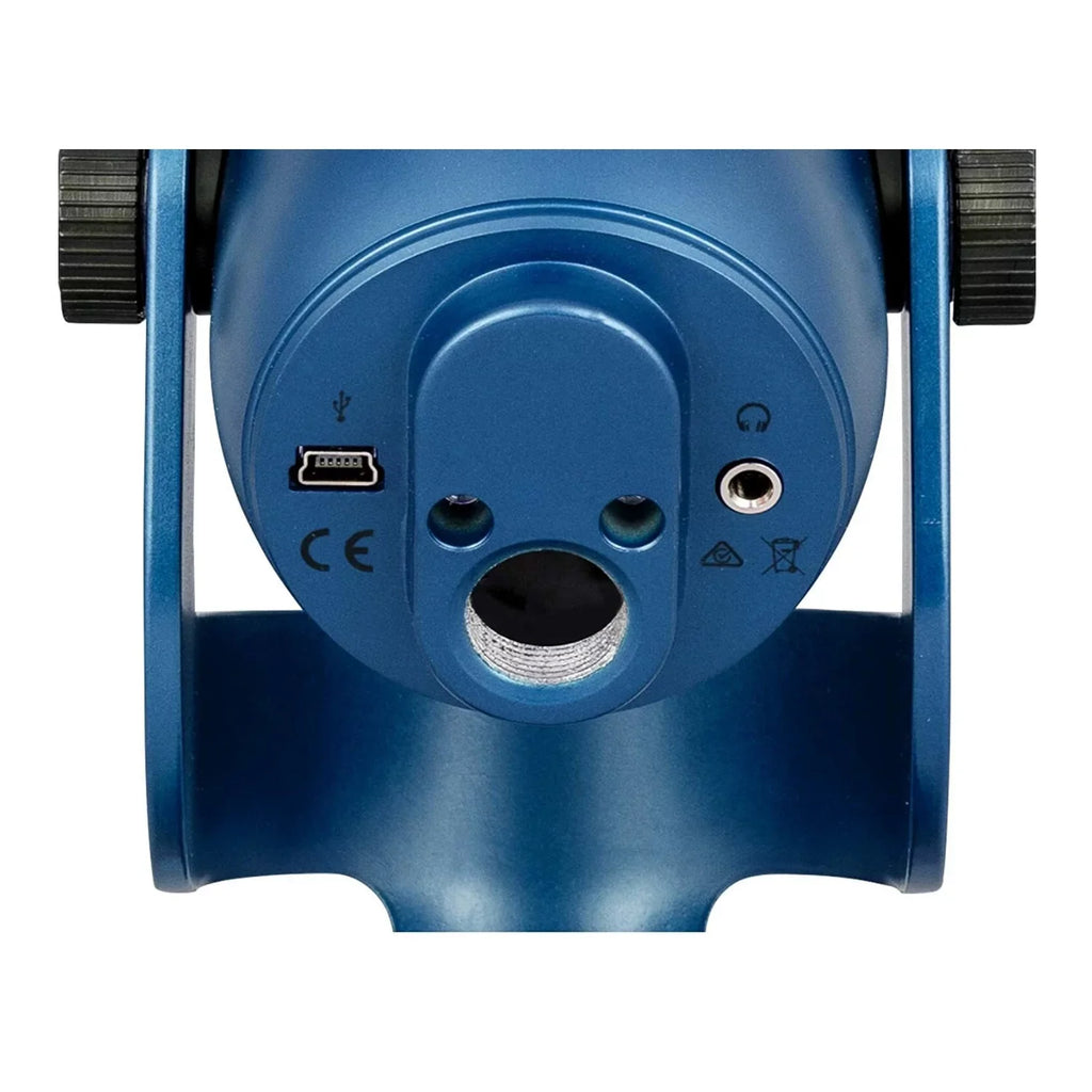 Blue Microphones Yeti USB Microphone (Blue) with Headphones and Pop Filter