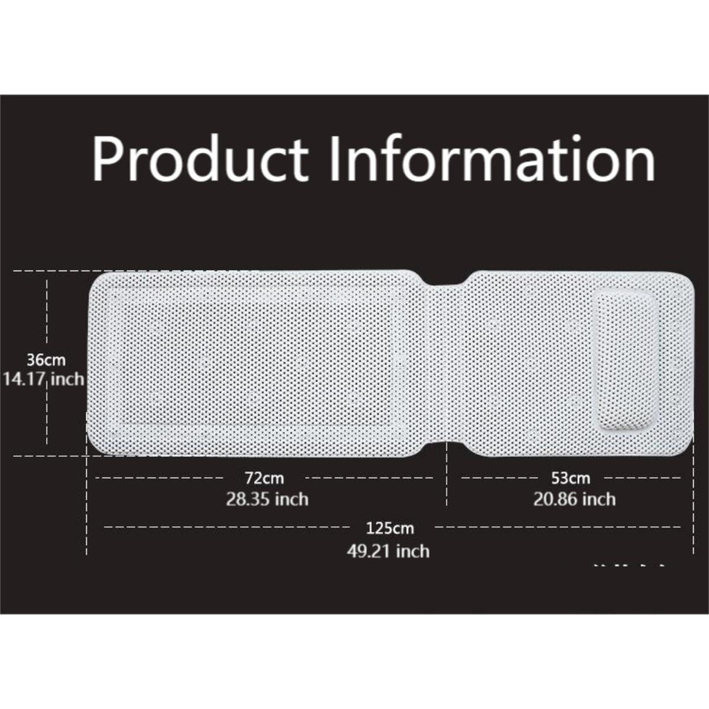 Gemdeck Full Body Bath Pillow Bathtub Mat Pillow Non-Slip Spa Bath Cushion, 49×14 inch