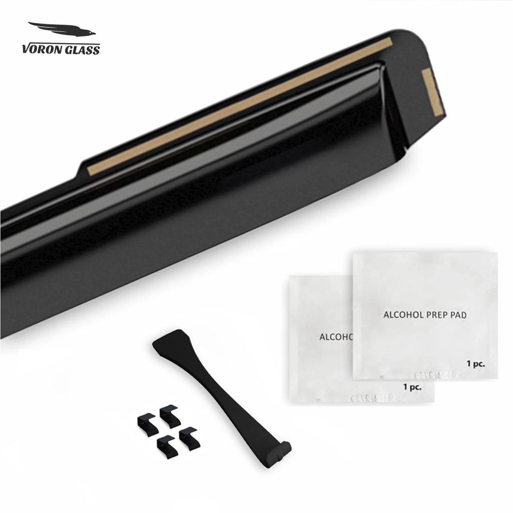 Voron Glass in-Channel Extra Durable Rain Guards for Hyundai Palisade 2021-2024, Window Deflectors, Vent Window Visors, 4 Pieces - 220240
