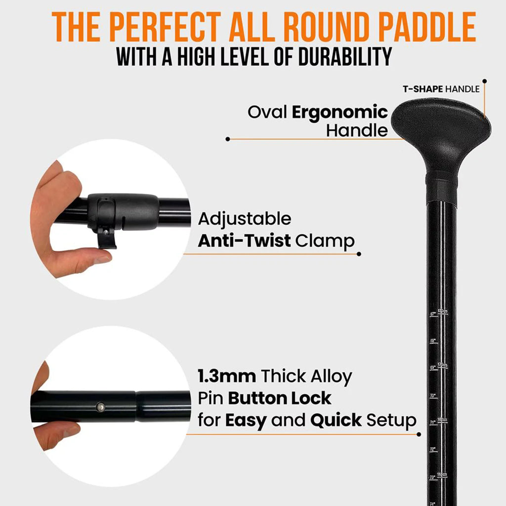 Serenelife Universal Oar with Adjustable Height for Stand Up Paddle Boards