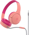 Belkin Soundform Mini - Wired Headphones For Kids With Built-In rophone (3.55mm Audio Cable) - Kids On-Ear Wired