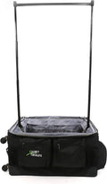 YFbiubiulife Collapsible Rolling Dance Bag w/No-Lean Garment Rack - BLACK