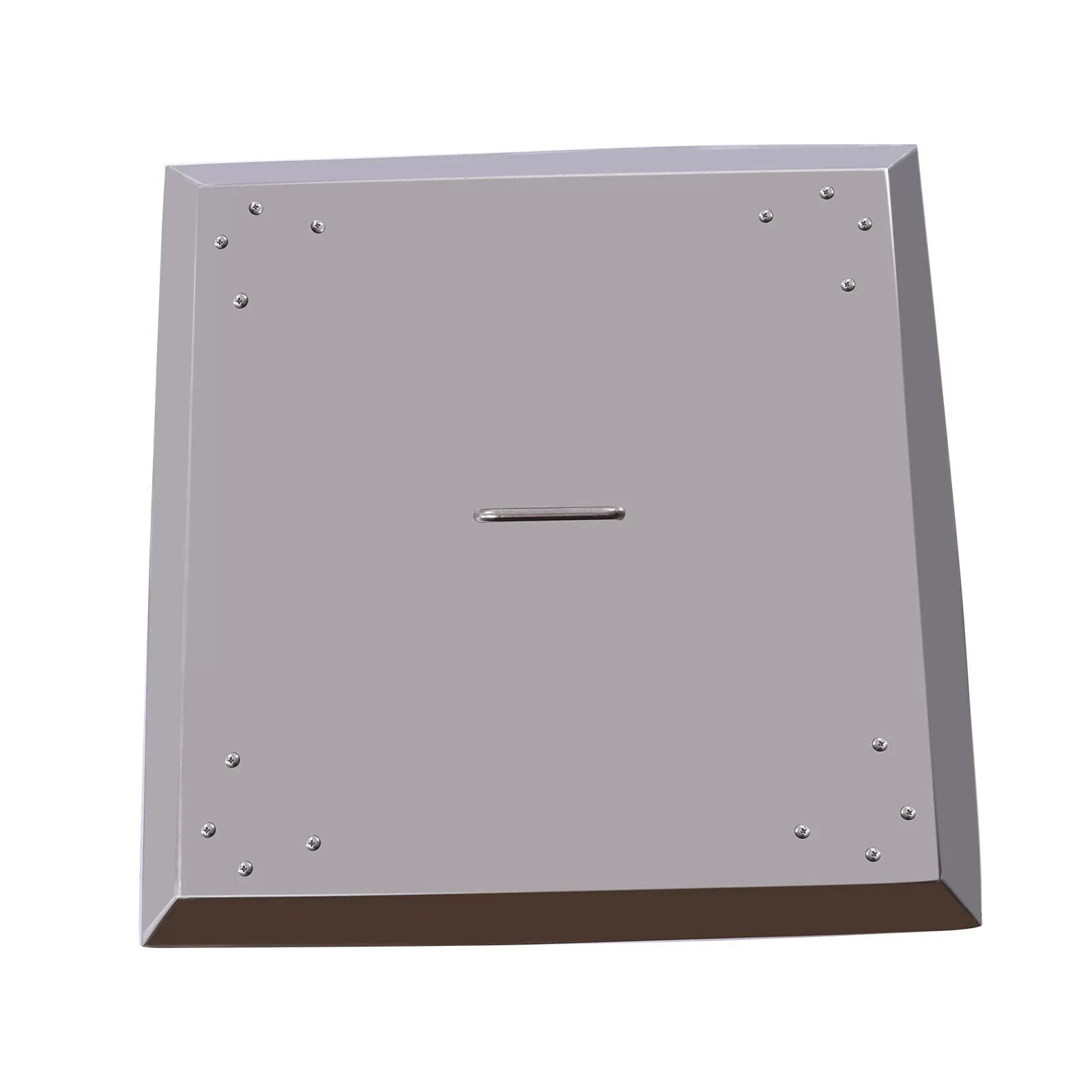 Outdoors Fire Pit Heat Deflector Stainless Steel with Carrying Handle 25*25 inch