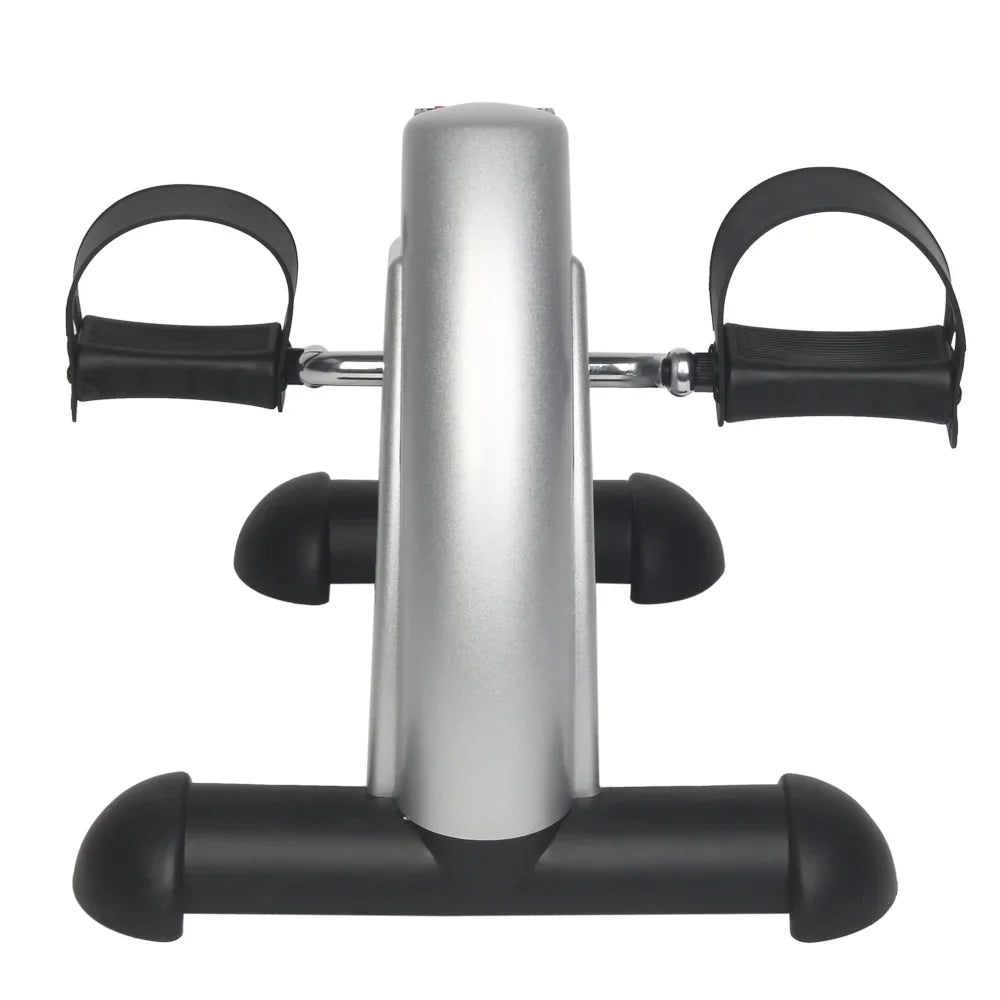 Ktaxon Portable Mini Bike Desk Exercise, Home Office Mini Peddle Bike with LCD Screen, 220 lb Maximum Weight (Silver)