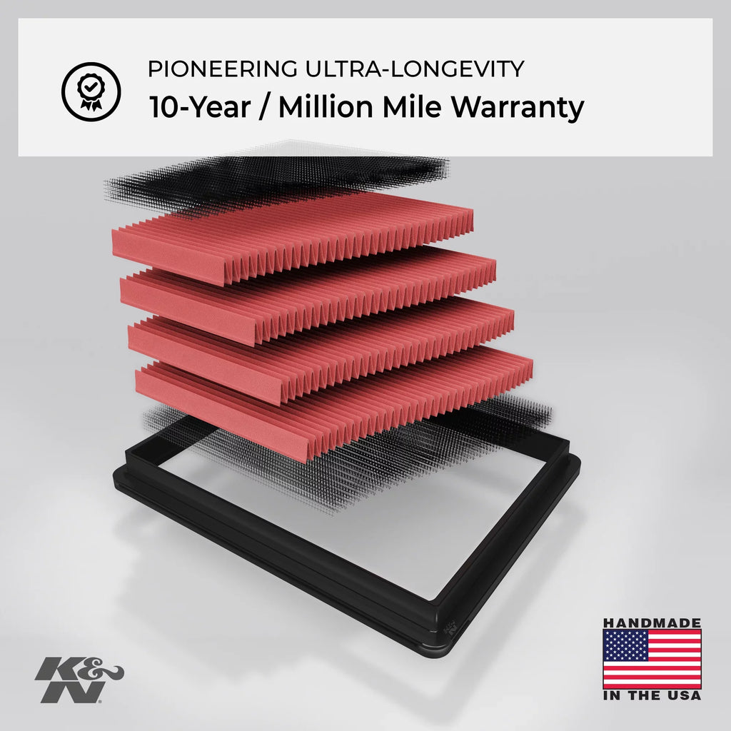 K&N Engine Air Filter: High Performance, Premium, Powersport Air Filter: 2003-2009 HONDA (VTX1300C, VTX1300R, VTX1300T, VTX1300S) HA-1330