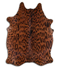 Love-affair PRINTED cowhide rugs for promotion AMAZON JAGUAR ON BEIGE rug