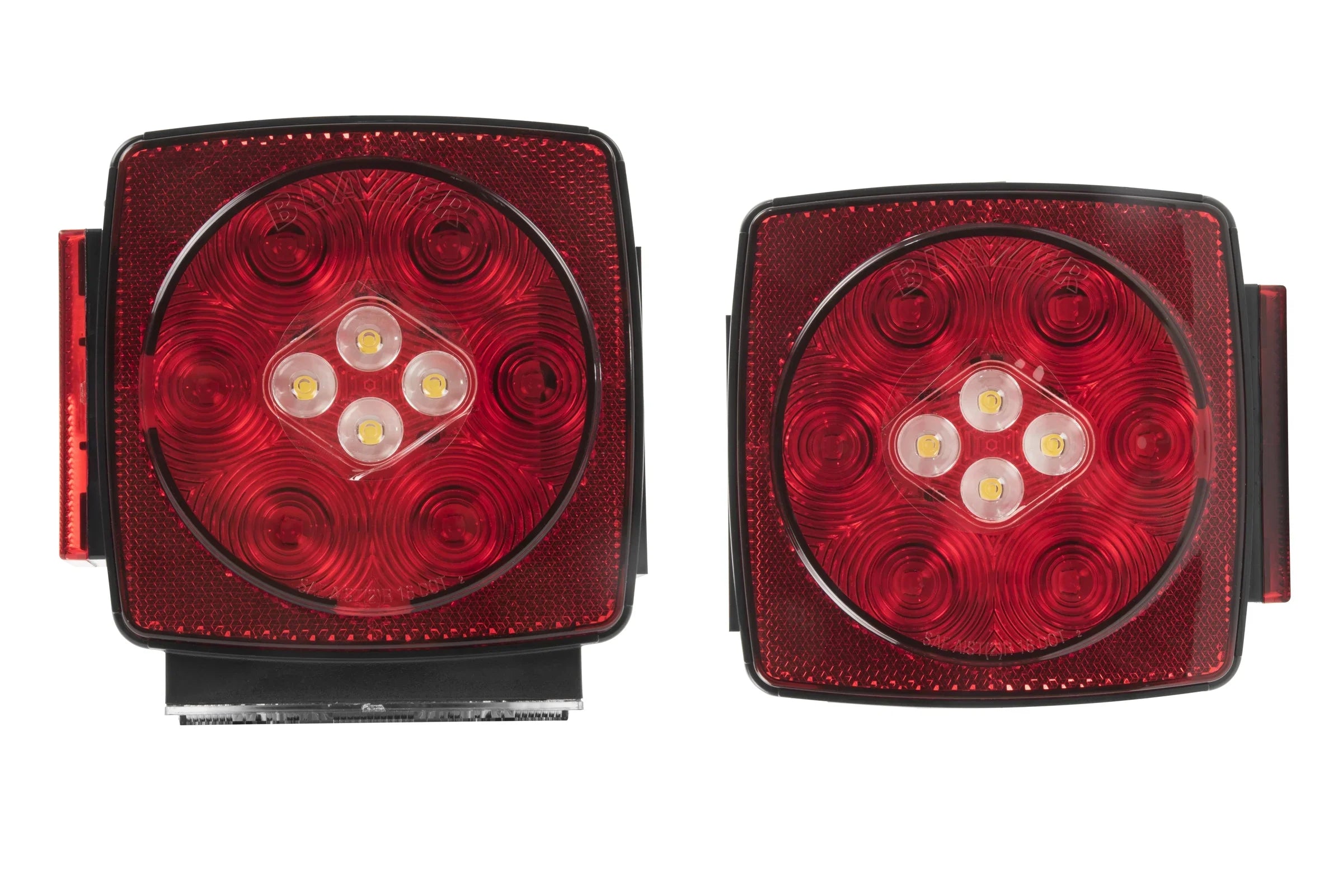 Hopkins Towing LED Submersible Trailer Light Kit with Reverse Light, Red, C7425