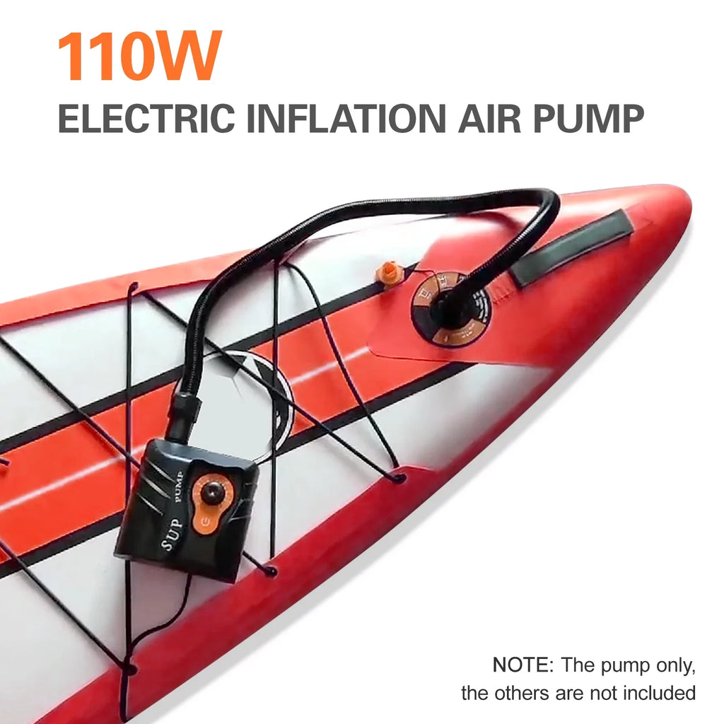 Dcenta Exclusive 16 PSI Electric InfLatitudeion Air Pump with 6 Nozzles for InfLatitudeables and Boats