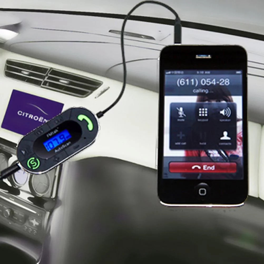 FM Transmitter for  Galaxy Tab Active 4 Pro 10.1" (2022)/(2019) - Car Stereo AutoScan Hands-free Adapter Microphone for Galaxy Tab Active 4 Pro 10.1" (2022)/(2019)