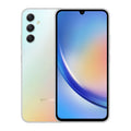 Restored  Galaxy A34 5G A346M 128GB Dual SIM GSM Unlocked Android Smartphone (Latin Variant/US Compatible LTE) - Awesome Silver (Refurbished)