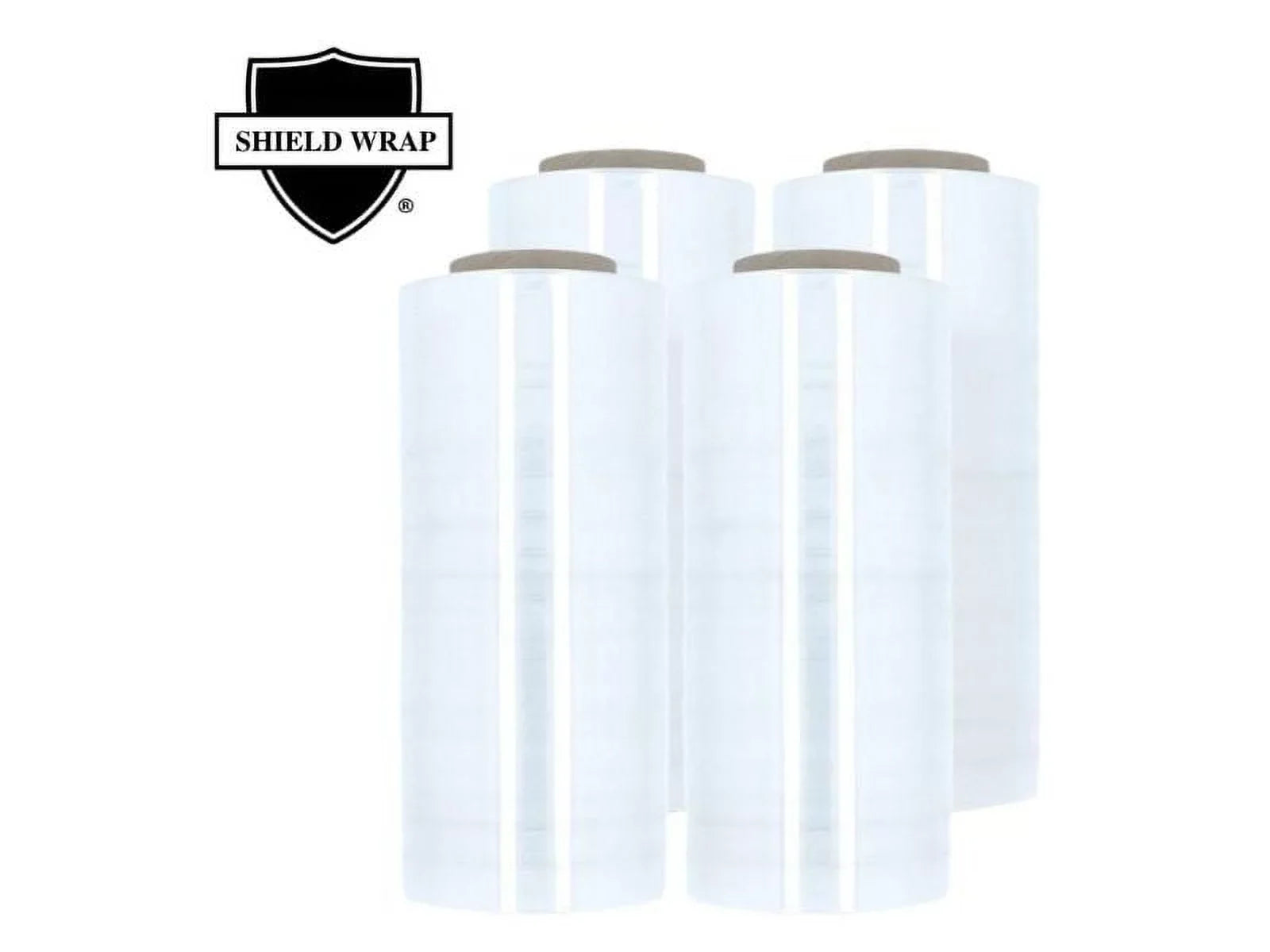 SSBM 15" x 1476' 3" Core Plastic Film Pre-Stretch Hand Shrink Wrap for Warehouse, Wrapping Pallets, Bundling Merchandise, 30 Gauge, Clear, 256 Rolls