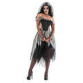 Morph Womens Zombie Bride Costume Undead Corpse Ghost Halloween Fancy Dress Halloween Gray M
