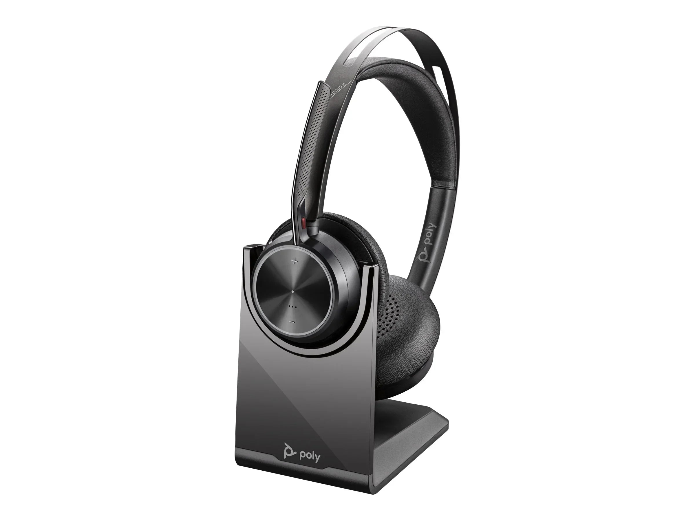 Poly Voyager Focus 2 USB-C Headset TAA - Siri, Google Assistant - Stereo - USB Type C - Wired/Wireless - Bluetooth - 164 ft - 20 Hz - 20 kHz - On-ear, Over-the-head - Binaural - Ear-cup - MEMS Tech...