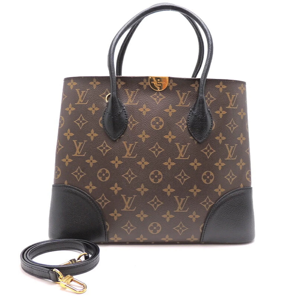 Pre-Owned Louis Vuitton Flandrin Ladies Handbag M41595 Monogram Macassar Brown (Good)