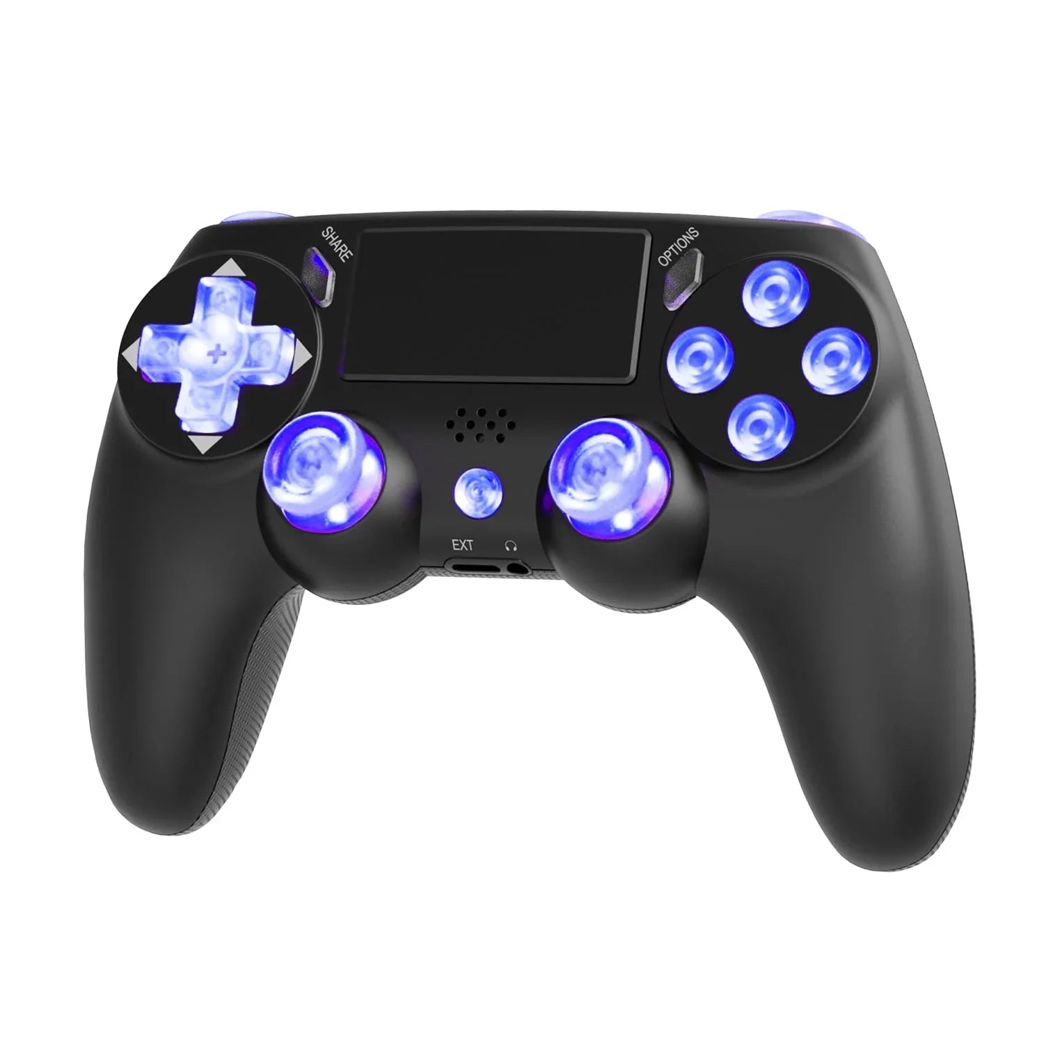 SPBPQY Wireless Controller Game Joystick Controller for PS4/ Slim/Pro,Compatible with PS4 Console-Black