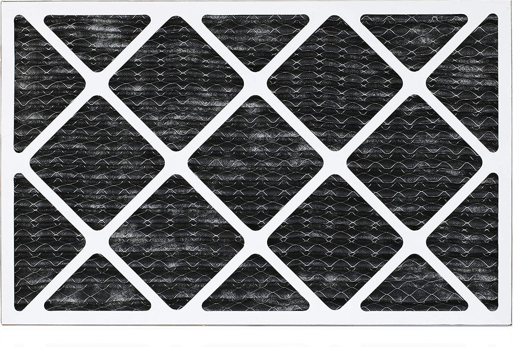 Filterbuy 20x30x1 MERV 8 Odor Eliminator Pleated HVAC AC Furnace Air Filters with Activated Carbon (1-Pack)