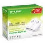 TP Link AV1200 3 Gigabit Port Pass Through Power Line Adapter Home Starter Kit