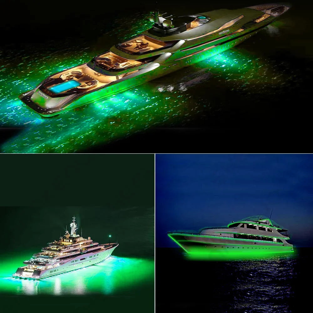 Pontoon Boat Light, Marine Led Light Strip for Duck Jon Bass Boat Sailboat Kayak Flex Lighting for Boat Deck Light Accent Light Courtesy Interior Lights Fishing Night 12v